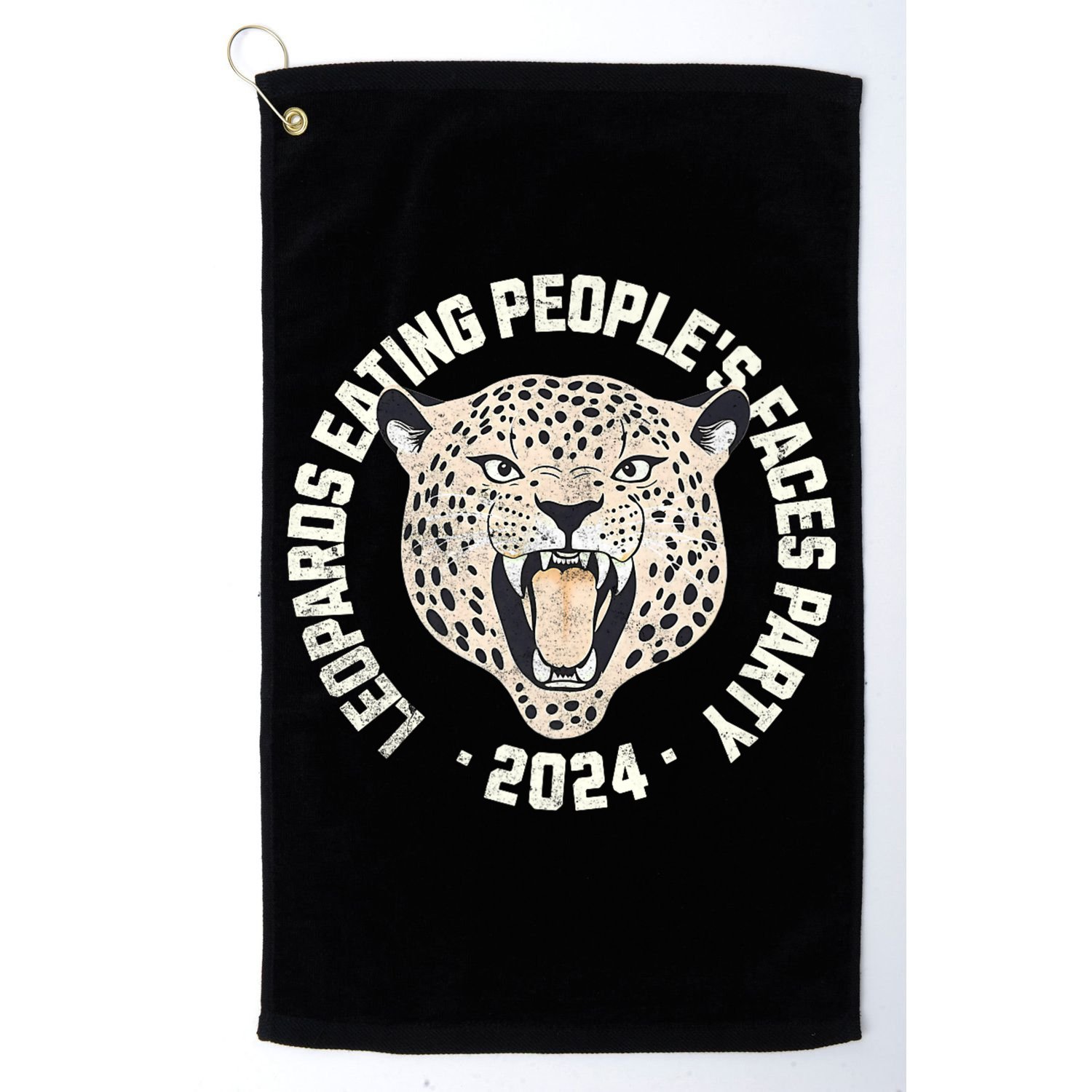 Leopards Eating PeopleS Faces Party Golf Towel