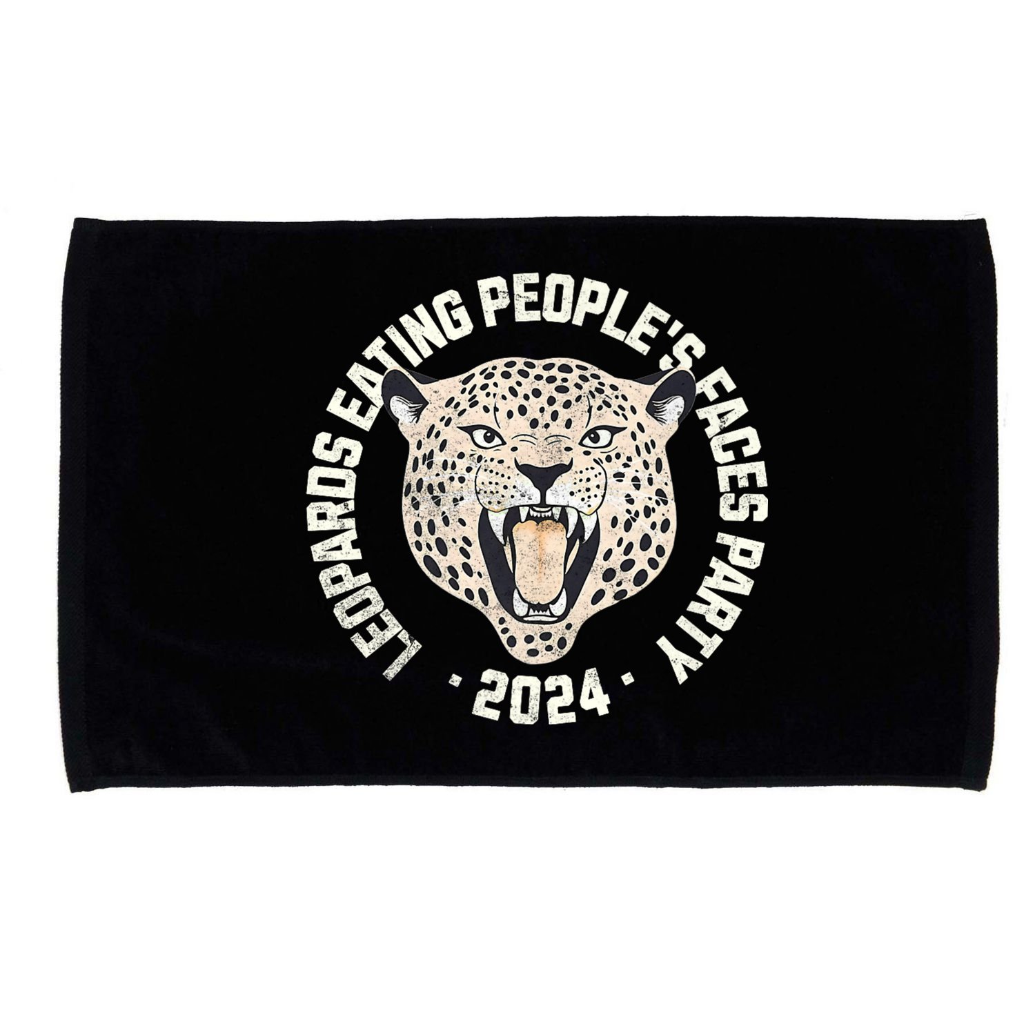 Leopards Eating PeopleS Faces Party Microfiber Hand Towel
