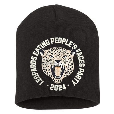 Leopards Eating PeopleS Faces Party Short Acrylic Beanie