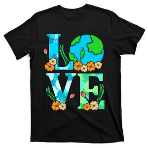 Love Earth Planet Save Earth's Day Graphic T-Shirt