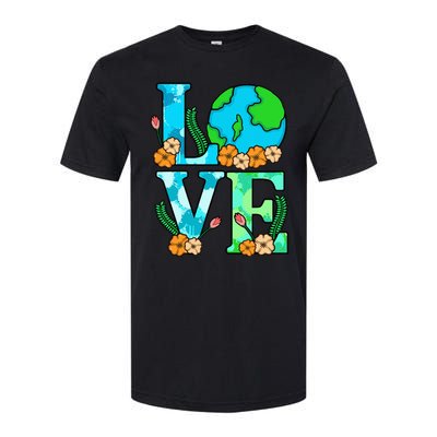 Love Earth Planet Save Earth's Day Graphic Softstyle CVC T-Shirt