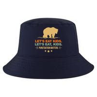 Let's Eat Punctuation Matters Bear Funny Grammar Cool Comfort Performance Bucket Hat