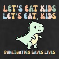 Lets Eat Punctuation Saves Live 7 Panel Mesh Trucker Snapback Hat