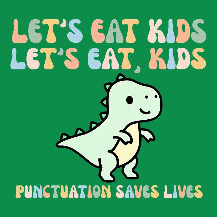 Lets Eat Punctuation Saves Live Sweatshirt