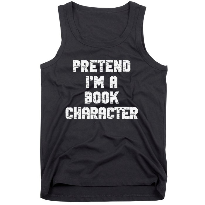 Lazy Easy Pretend IM Book Character Party Halloween Tank Top