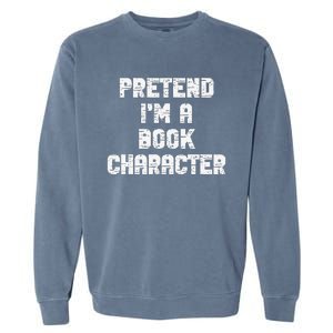 Lazy Easy Pretend IM Book Character Party Halloween Garment-Dyed Sweatshirt