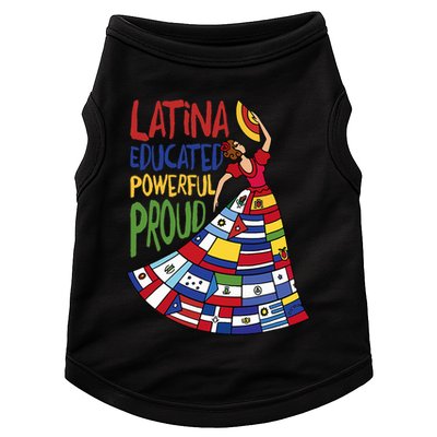 Latina Educated Powerful Proud Empowerment Poderosa Doggie Tank