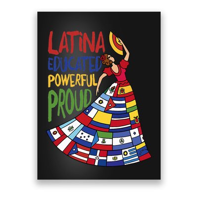 Latina Educated Powerful Proud Empowerment Poderosa Poster