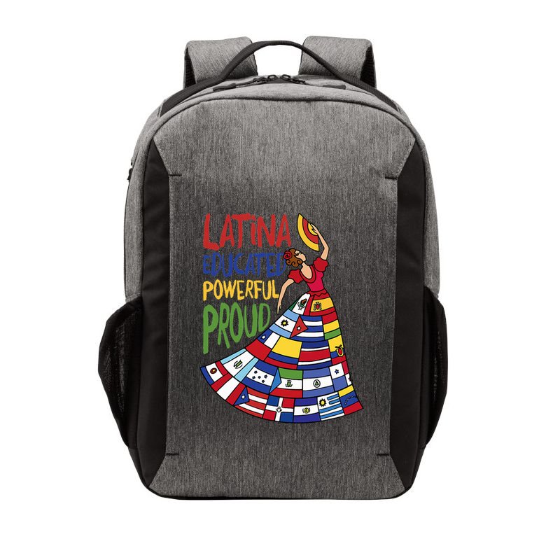 Latina Educated Powerful Proud Empowerment Poderosa Vector Backpack