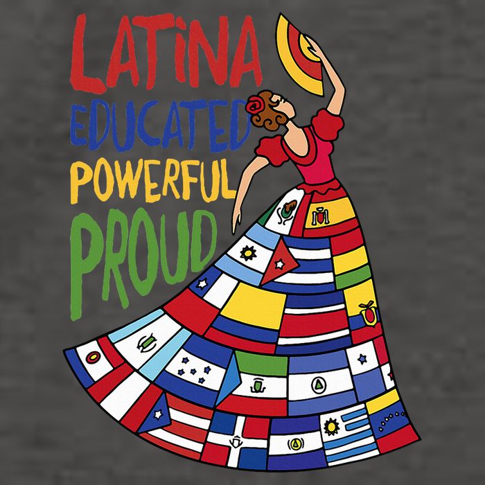 Latina Educated Powerful Proud Empowerment Poderosa Vector Backpack