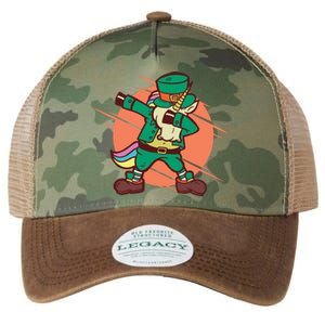 Leprechaun Dabbing Unicorn Legacy Tie Dye Trucker Hat