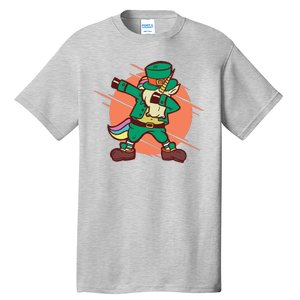 Leprechaun Dabbing Unicorn Tall T-Shirt