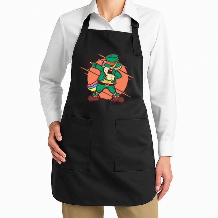 Leprechaun Dabbing Unicorn Apron