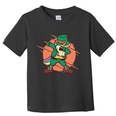 Leprechaun Dabbing Unicorn Toddler T-Shirt