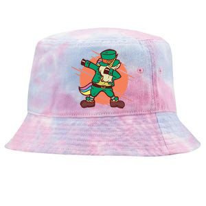 Leprechaun Dabbing Unicorn Tie-Dyed Bucket Hat