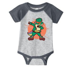 Leprechaun Dabbing Unicorn Infant Baby Jersey Bodysuit