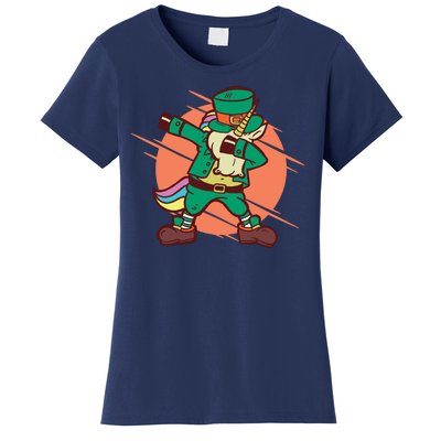 Leprechaun Dabbing Unicorn Women's T-Shirt