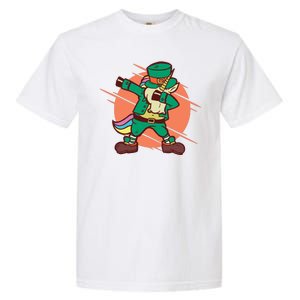 Leprechaun Dabbing Unicorn Garment-Dyed Heavyweight T-Shirt