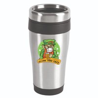 Leprechaun Drink Alone and Safe Funny Facemask 16oz Travel Tumbler