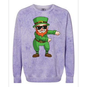 Leprechaun Floss Colorblast Crewneck Sweatshirt