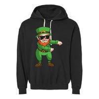 Leprechaun Floss Garment-Dyed Fleece Hoodie