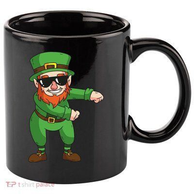 Leprechaun Floss 11oz C Handle Ceramic Mug