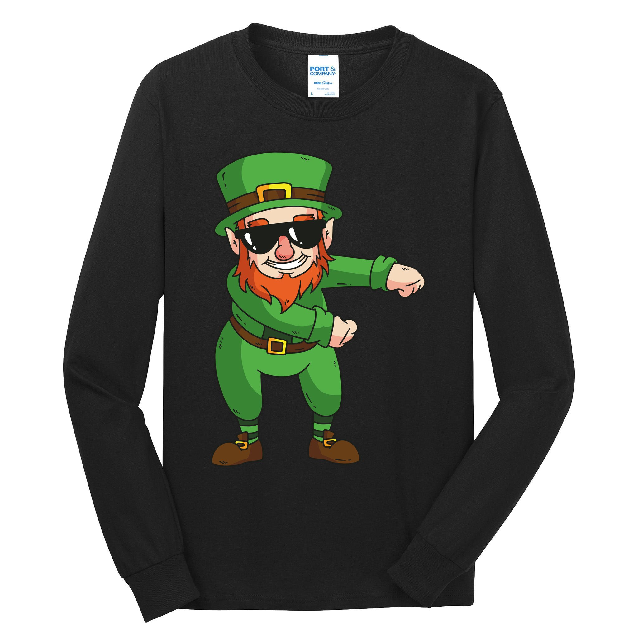 Leprechaun Floss Tall Long Sleeve T-Shirt