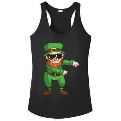 Leprechaun Floss Ladies PosiCharge Competitor Racerback Tank