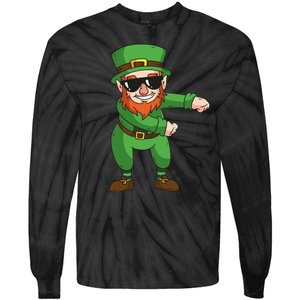 Leprechaun Floss Tie-Dye Long Sleeve Shirt