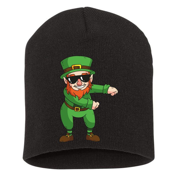 Leprechaun Floss Short Acrylic Beanie