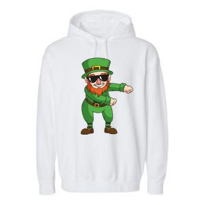 Leprechaun Floss Garment-Dyed Fleece Hoodie