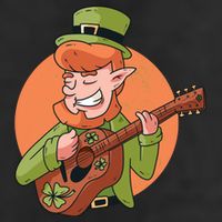 Leprechaun Guitarist Adult Drive Performance Visor