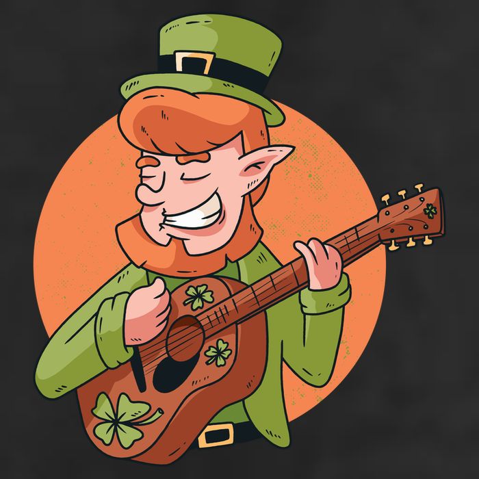 Leprechaun Guitarist Adult Drive Performance Visor