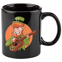 Leprechaun Guitarist 11oz C Handle Ceramic Mug