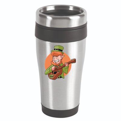 Leprechaun Guitarist 16oz Travel Tumbler