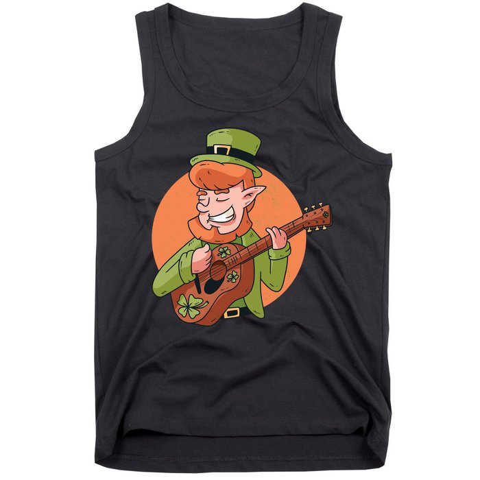 Leprechaun Guitarist Tank Top