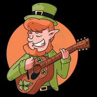 Leprechaun Guitarist Tank Top
