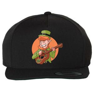 Leprechaun Guitarist Wool Snapback Cap