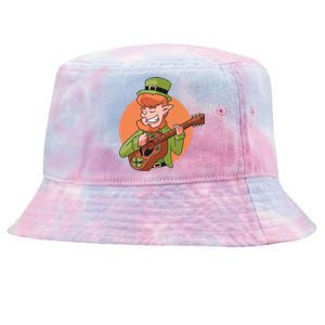 Leprechaun Guitarist Tie-Dyed Bucket Hat