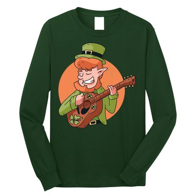 Leprechaun Guitarist Long Sleeve Shirt