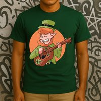 Leprechaun Guitarist T-Shirt