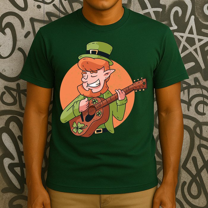 Leprechaun Guitarist T-Shirt