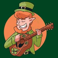Leprechaun Guitarist T-Shirt