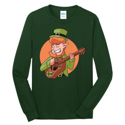 Leprechaun Guitarist Tall Long Sleeve T-Shirt