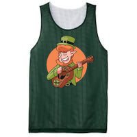 Leprechaun Guitarist Mesh Reversible Basketball Jersey Tank