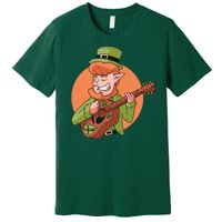 Leprechaun Guitarist Premium T-Shirt