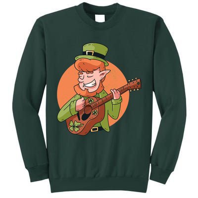 Leprechaun Guitarist Tall Sweatshirt