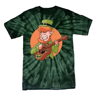 Leprechaun Guitarist Tie-Dye T-Shirt