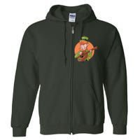 Leprechaun Guitarist Full Zip Hoodie