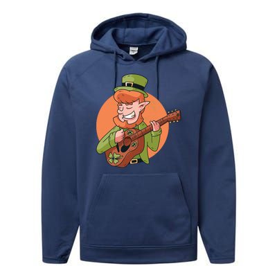 Leprechaun Guitarist Performance Fleece Hoodie